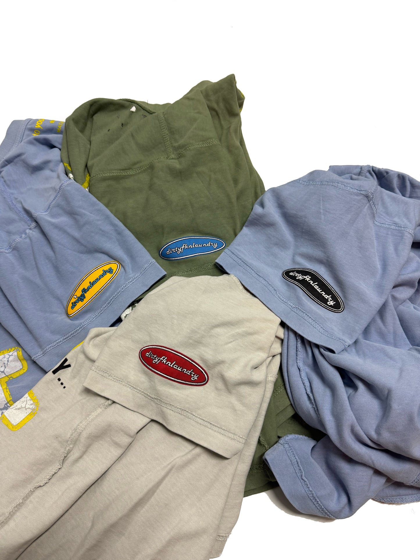 Olive DYFL Distressed Jersey Tee