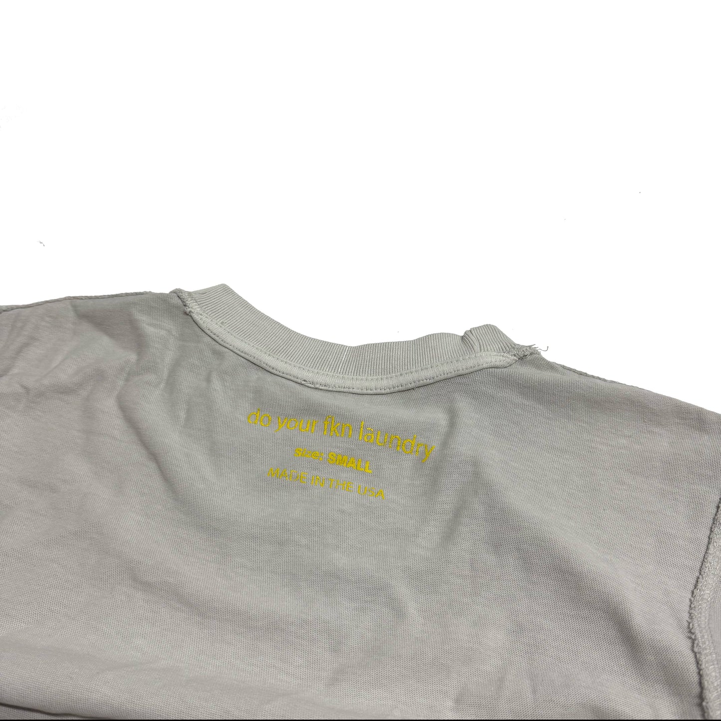 Cement DYFL Distressed Jersey Tee
