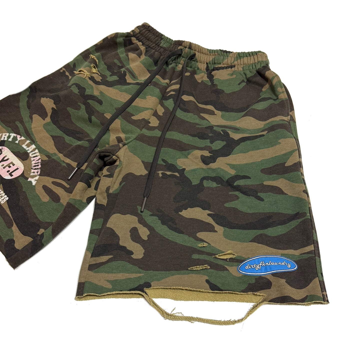 Dirty Camo Sweat Shorts