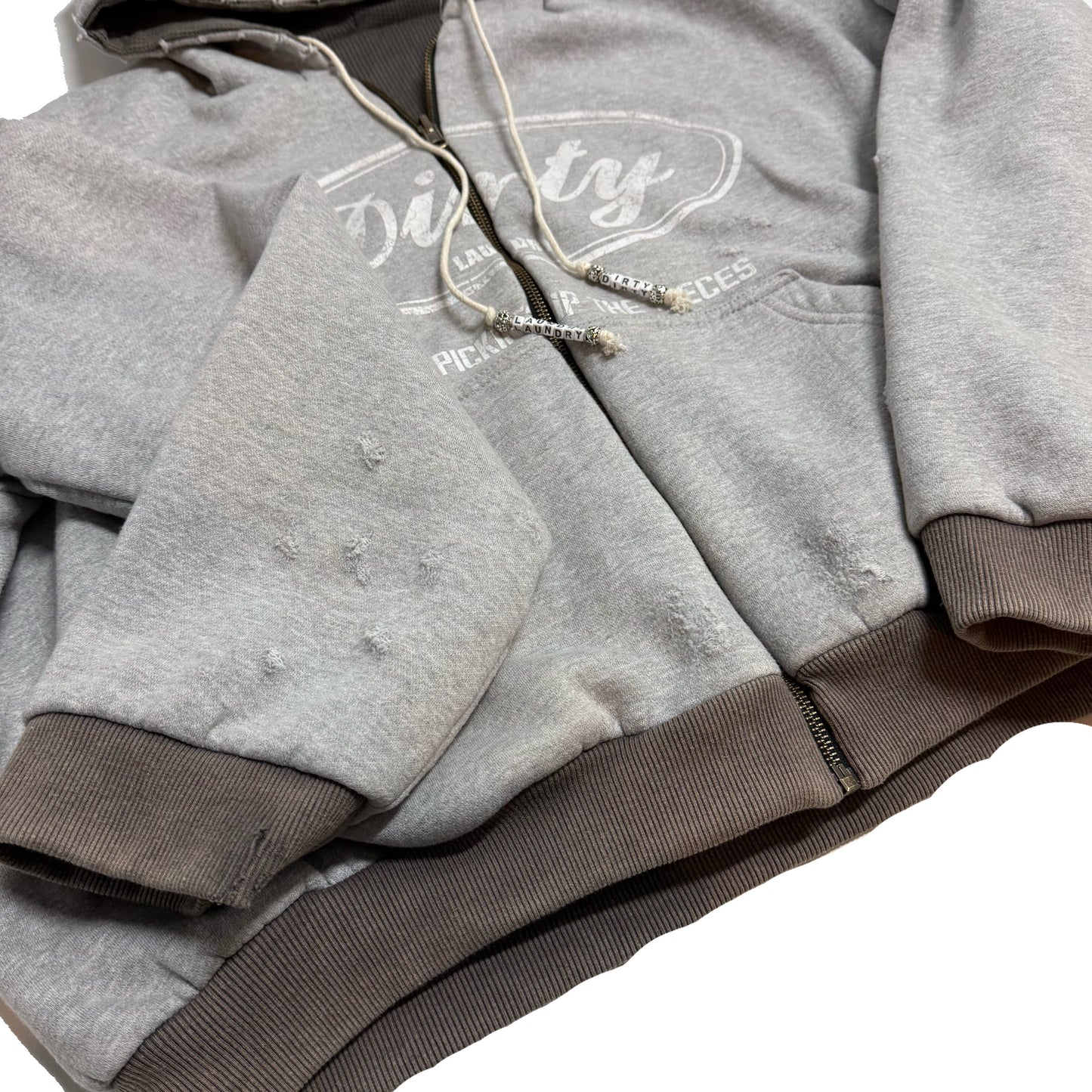 DIRTY Grey Reversible Zipup